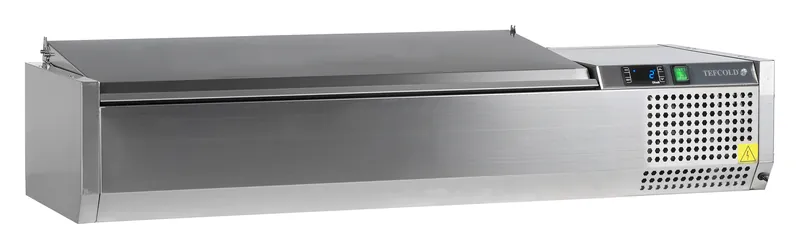 Vitrina refrigerada sobre encimera GN1/3 VK38-120 S/S LID