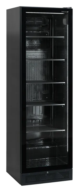 Expositor refrigerado negro SCU1425 FRAMELESS