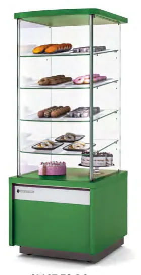 Vitrina expositora modular serie-9 DELICATESSEN, con reserva Coreco CVE-9-AN90-RC - Vitrinas de refrigeración
