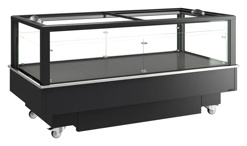 Refrigerador/congelador negro para la venta por impulso EIB-D1020-B1