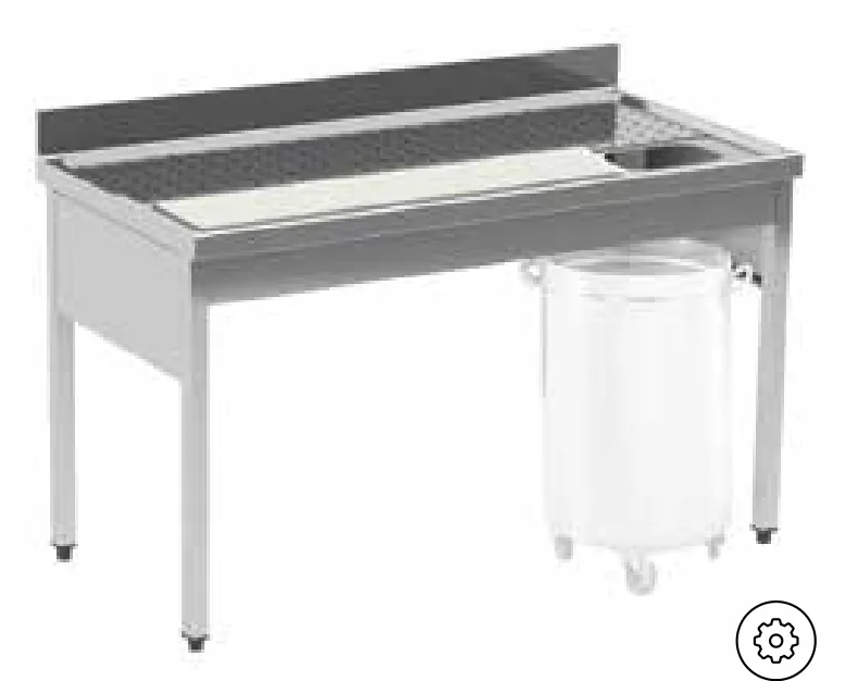 Fagor Professional Fregadero de preparación de alimentos SKMFP-714 T - Fregaderos y lavamanos