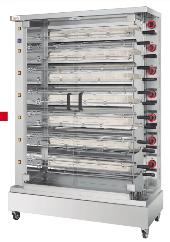 Asador de pollos a gas Serie Ind Feca IND13 - Asadores