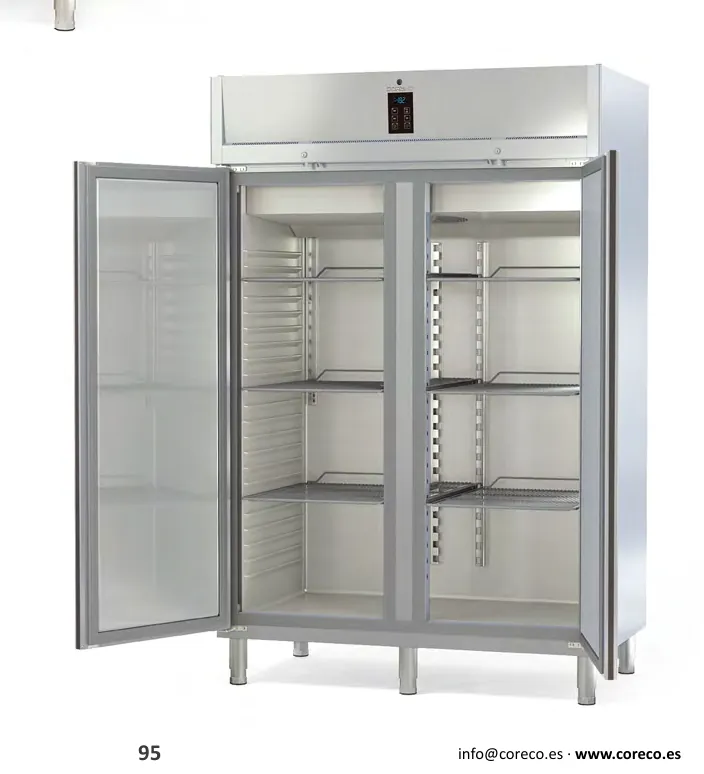 Armario GN 2/1 ALTA EFICIENCIA, refrigeración y congelados Coreco HEGR-1002-PF85 - Armarios de servicio