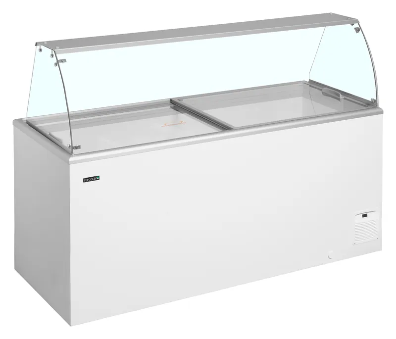 Vitrina expositora para helados IDA600-W1+