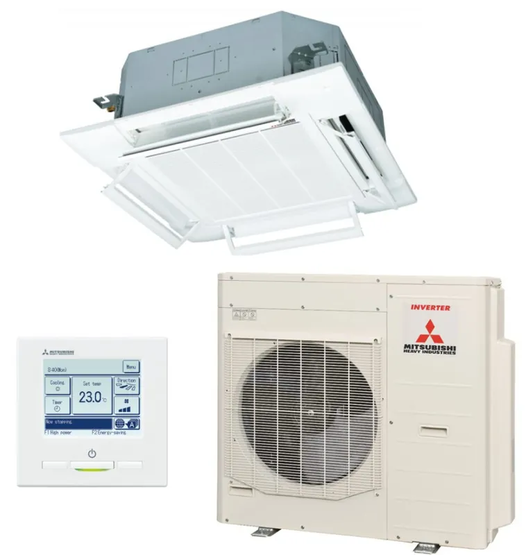 Aire acondicionado cassette Mitsubishi Heavy Industries Smart · conjunto 1x1 FDT71VHNPW