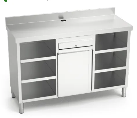 Fricosmos Mueble cafetero inox basic ref. 074602 - Muebles de bar