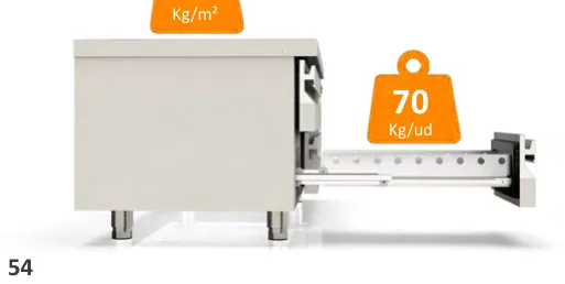 Mesa fría GN 1/1, refrigeración BAJO COCINA Coreco MFB-180 - Mesas frías