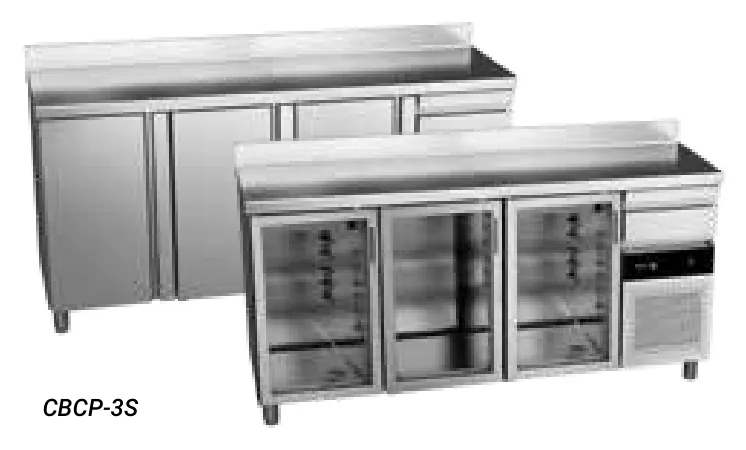 Fagor Professional Frente mostrador refrigerado CBCP-3S - Mesas frías