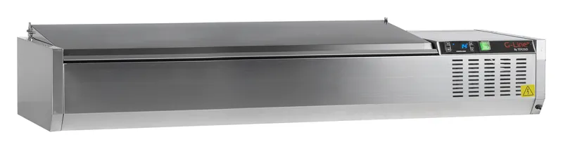 Vitrina refrigerada sobre encimera GN1/4 GVC33-160 S/S