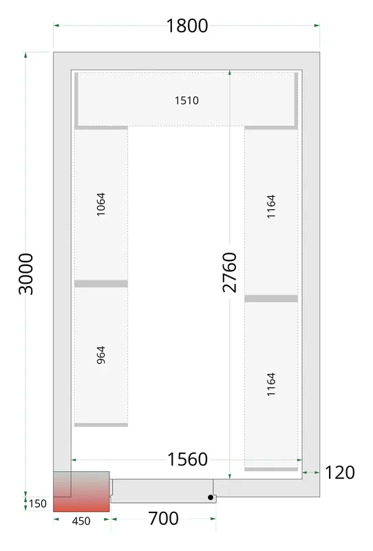 CRNF1830 Shelf Rack System Kit