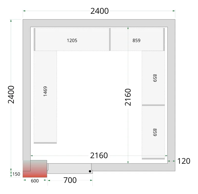 CRNF2424 Shelf Rack System Kit