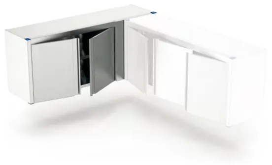 Fricosmos Armario de esquina derecha con puertas abatibles ref. 080820 - Muebles neutros