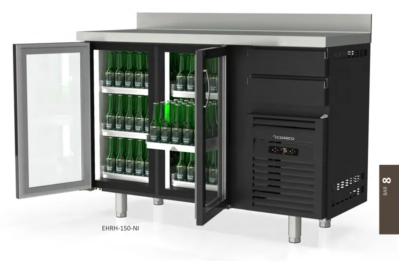 Enfriador de bebidas de ALTO RENDIMIENTO Coreco EHRH-150-NI - Backbars