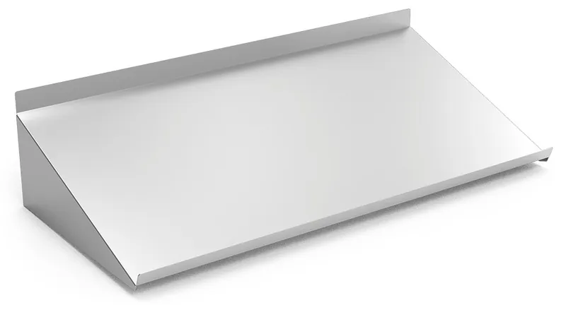 Fricosmos Estante inox mural inclinado para cestas de lavavajillas 1020x488x248 mm ref. 011430 - Estanterías y estantes
