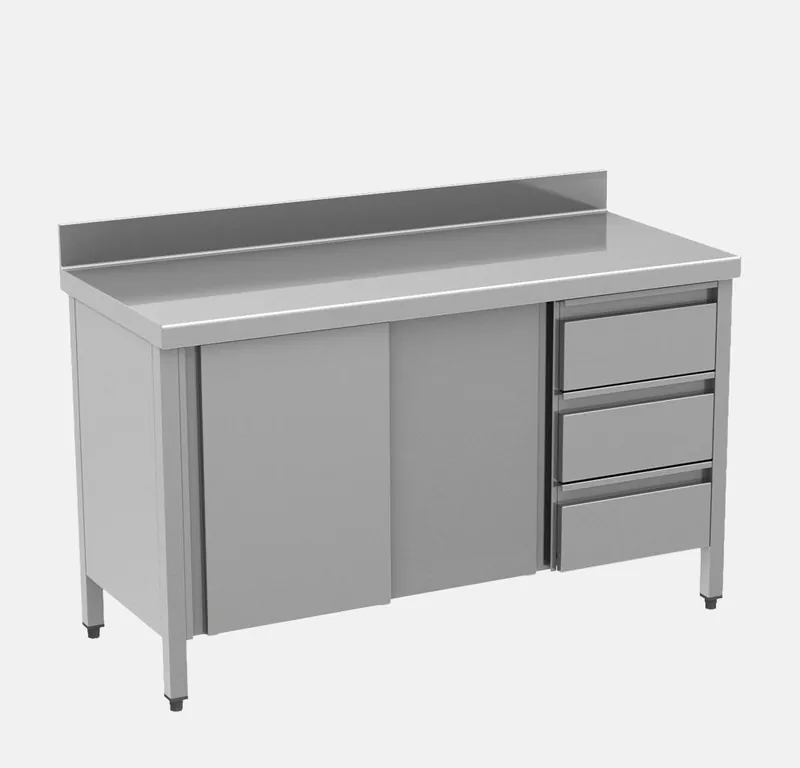 Fagor Professional Mesa mural con cuba TWLR-B1R-710 - Mesas de trabajo