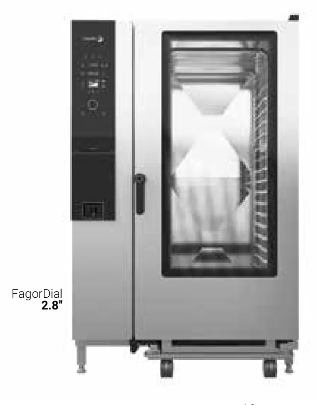 Fagor Professional Horno mixto iKORE eléctrico CP-202-E R S T - Hornos mixtos