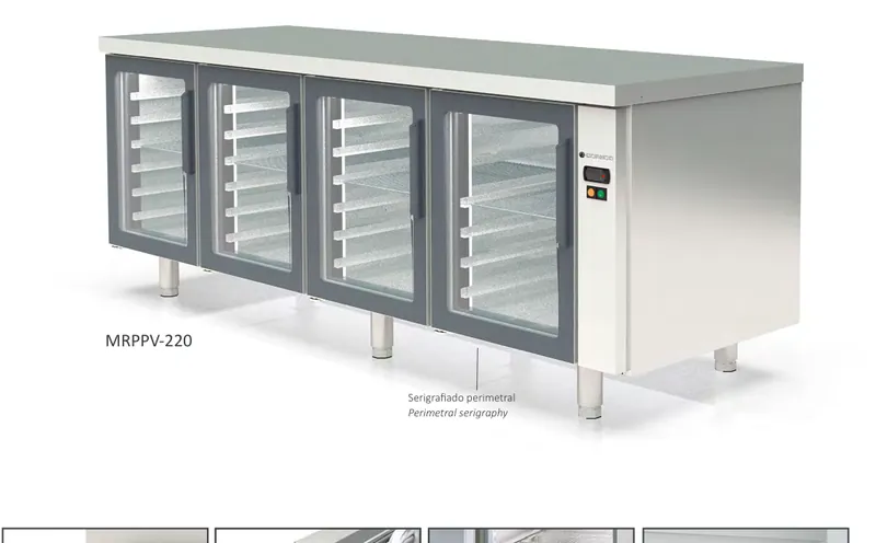 Mesa fría 60x40, refrigeración y congelados PRE-INSTALACION Coreco MCPP-120 - Mesas frías