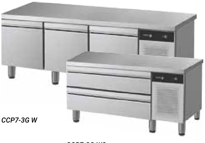 Fagor Professional Base refrigerada 700 CCP7-2G W2 - Mesas frías