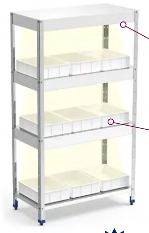 Fricosmos Estante opcional para huerto de interior ref. 015610 - Estanterías y estantes