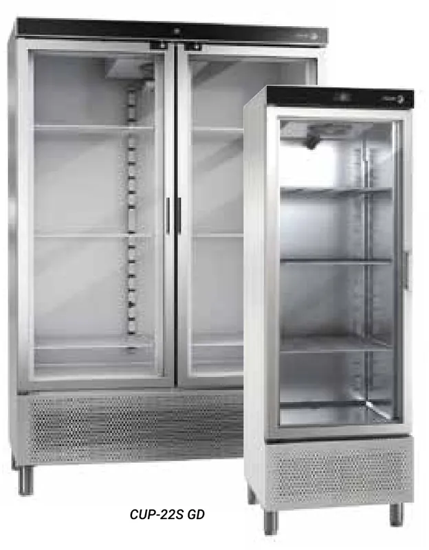 Fagor Professional Armario refrigerado expositor snack CUP-11S GD - Armarios de servicio