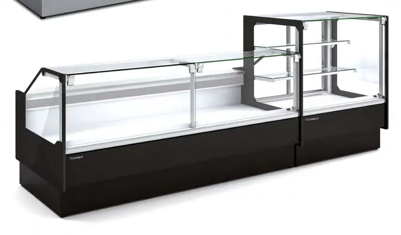 Vitrina expositora MODULAR PRE-INSTALACIÓN 12-RR Coreco CSVEST-12-093-TC - Vitrinas de refrigeración