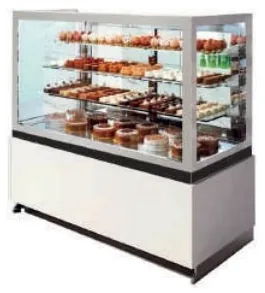 Vitrinas pasteleras Granita MIA - Vitrinas de refrigeración