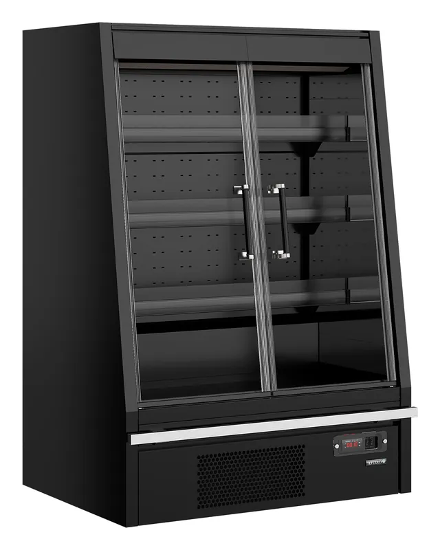 Refrigerador mural de supermercado Galaxy+ GPL10FGD Black