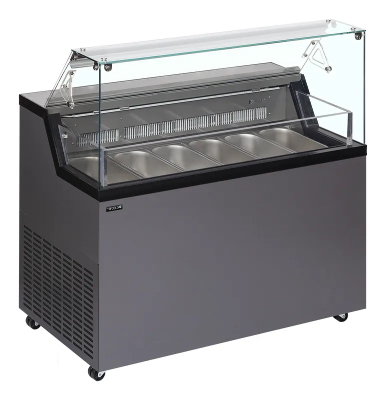 Vitrina expositora para helados con display MIRABELLA 6