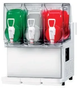 Granizadoras bivalentes para cremas Granita BIANCA 6x2 - Dispensadores de bebidas y granizadoras