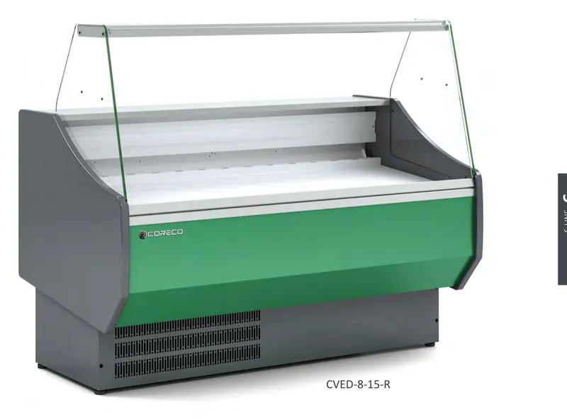Vitrina expositora serie 8 ECO-D Coreco CVED-10 - Vitrinas de refrigeración