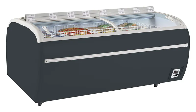 Isla de supermercado color antracita TWIN 220A-F