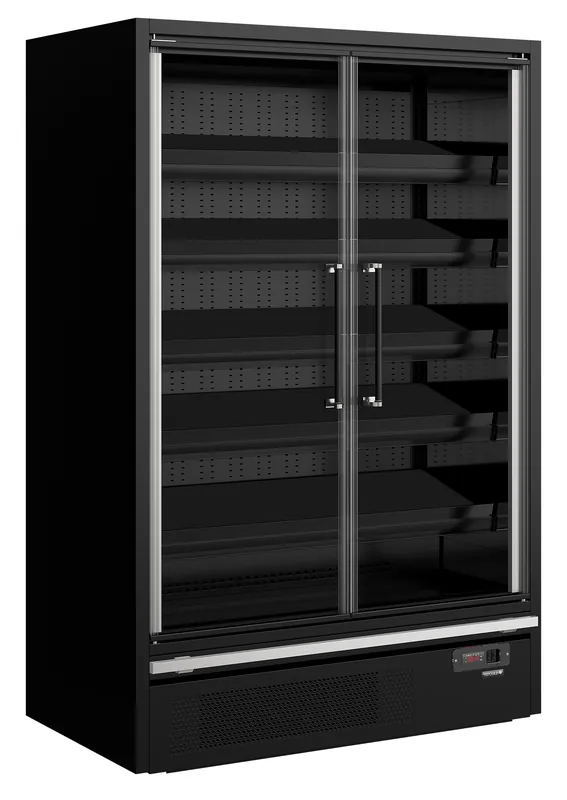 Refrigerador mural de supermercado Galaxy+ GP14FGD Maxi Black