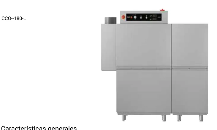 Fagor Professional Lavavajillas de arrastre modular CCO-180-L-CW