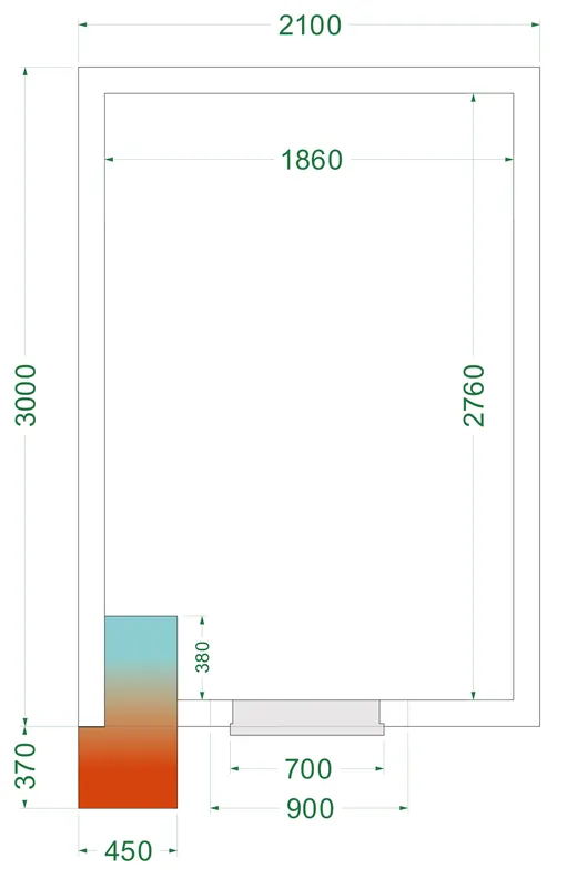 Cámara de congelación CRNF2130