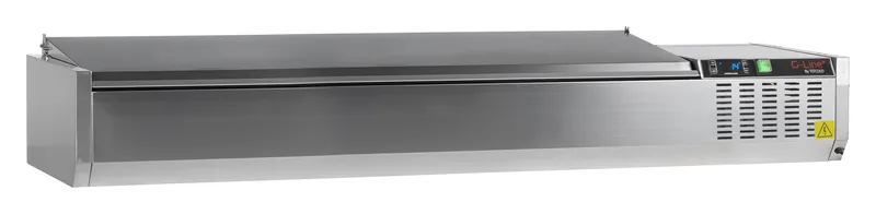 Vitrina refrigerada sobre encimera GN1/3 GVC38-180 S/S
