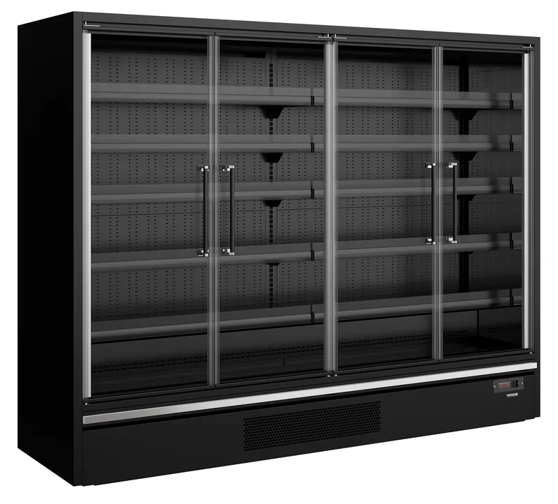 Refrigerador mural de supermercado Galaxy+ GP26FGD Black