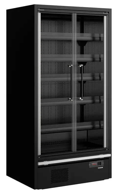 Refrigerador mural de supermercado Galaxy+ GP10FGD Black