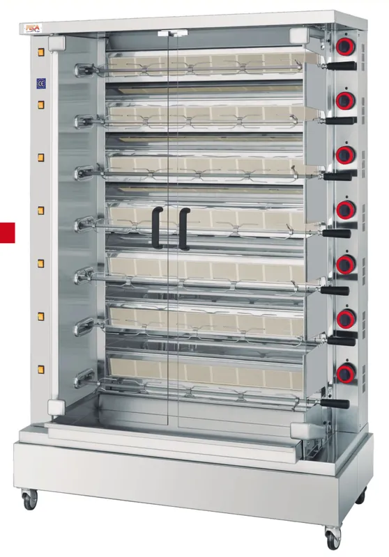 Asador de pollos a gas Serie Indes Feca INDES 8 - Asadores