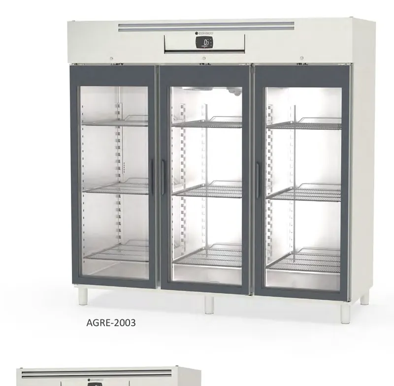 Armario GN 2/1, refrigeración y congelados, PUERTA CRISTAL Coreco AGRE-2003 - Armarios de servicio