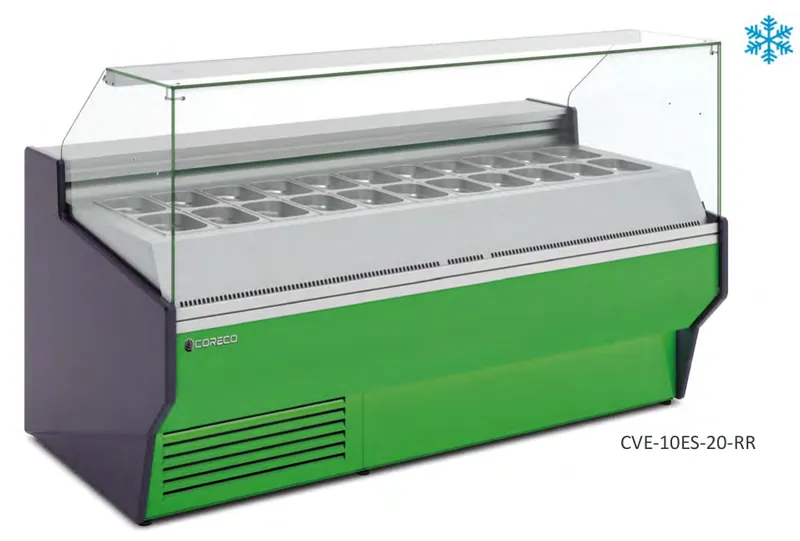 Modulos cubetas encastrables en vitrinas serie 9 y 10 Coreco CVE-10BM-10-C - Vitrinas de refrigeración
