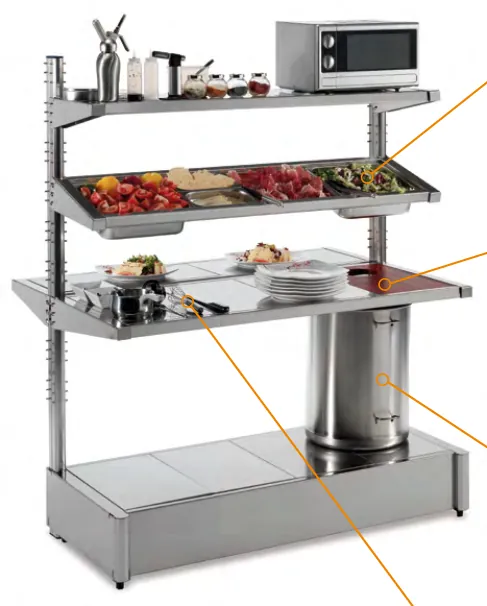 Fricosmos Mesa central de emplatado imagine ref. 486004 - Mesas de trabajo