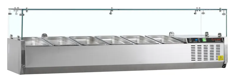 Vitrina refrigerada sobre encimera GN1/3 GVC38-150