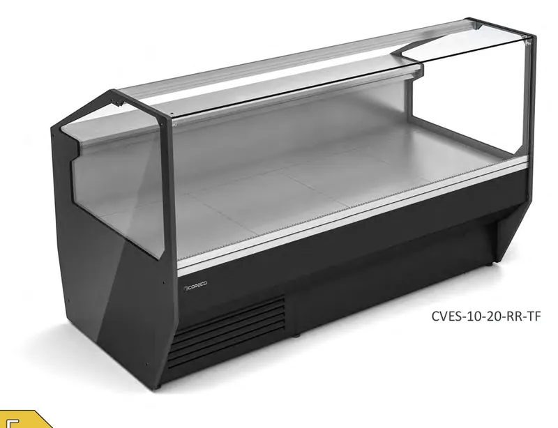 Vitrina expositora modular serie 10 SIN RESERVA Coreco CVES-10E-15-RC-TF - Vitrinas de refrigeración