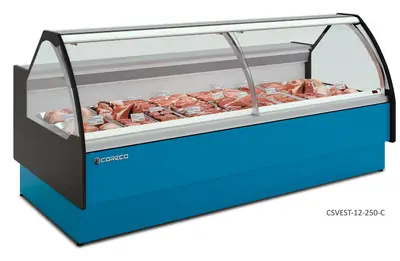 Vitrina expositora MODULAR PRE-INSTALACIÓN 12-C Coreco CSVEST-12-125-C - Vitrinas de refrigeración