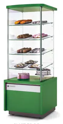 Vitrina expositora modular serie-9 DELICATESSEN, con reserva Coreco CMCT-70-RC - Vitrinas de refrigeración