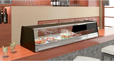Bandeja fria tapas y pinchos, cristal plano Coreco BPC-4-I - Vitrinas de refrigeración