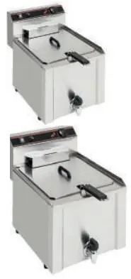 Freidora banco electrica 16 l Granita XFPBE16 - Freidoras