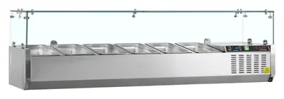 Vitrina refrigerada sobre encimera GN1/4 GVC33-140