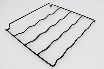 Estante para vino, negro 2ª fila