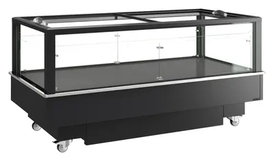 Refrigerador/congelador negro para la venta por impulso EIB-D1020-B1